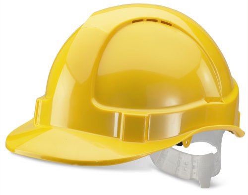 Beeswift Economy Vented Safety Helmet Yellow