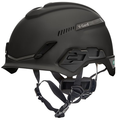 MSA V-Gard H1 Tri-Vented Helmet Black