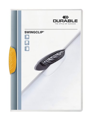Durable SWINGCLIP A4 Folder Yellow