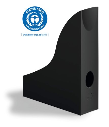 Durable ECO Magazine Rack Black
