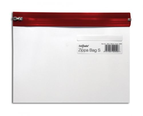 Zippa Bag 'S' A5 Red- 25 Bags