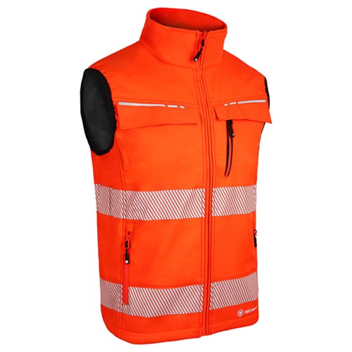 Beeswift DELTIC HI-VIS GILET ORANGE 4XL