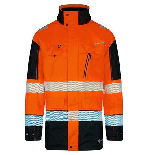 Beeswift DELTIC HI-VIS JACKET TWO-TONE Orange Black L