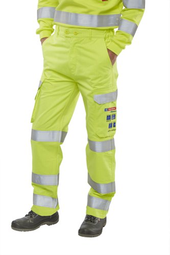 Beeswift High Visibility Trousers Saturn Yellow 44T