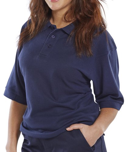Beeswift Premium Polo Shirt Navy Blue S