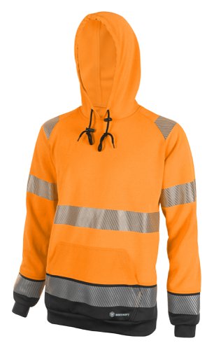 Beeswift High Visibility Two Tone Hoody Orange / Black 3XL