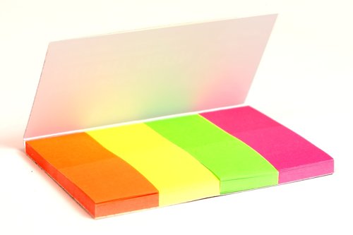 Repositional Notes UP 20mm Neon 4 Colour Indexes (200)