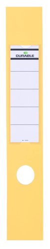 Durable ORDOFIX Spine Label 60mm Yellow