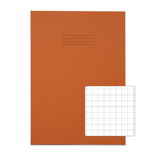 RHINO 13 x 9 Oversized Exercise Book 80 Page, Orange, S10 (Pack of 50)